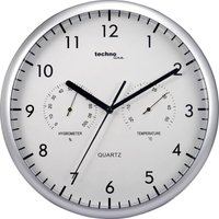Technoline - Techno Line wt 650 Quarz Wanduhr 26 cm Silber von TECHNOLINE