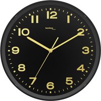 Technoline - Techno Line wt 8500-1 gold Funk Wanduhr 30 cm x 4.1 cm Schwarz Technoline - Techno Line wt 8500-1 gold Funk Wanduhr 30 cm x 4.1 cm Schwarz von TECHNOLINE