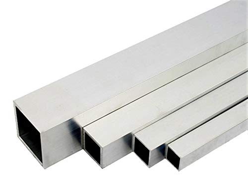 Aluminium Quadratrohr Alu Rohr Stab Stange Aluprofil Vierkantrohr Walzblank T66 (40x40x3 mm 2000 mm) von TechnoCut