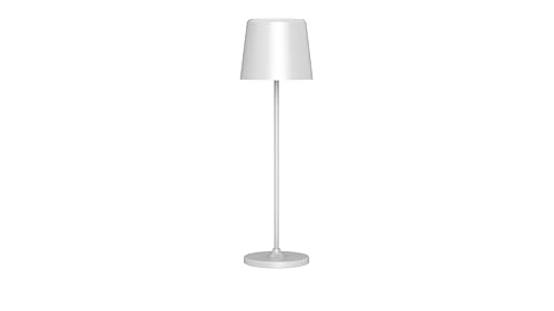 Lichtzauber Deluxe: Entdecke die T9600 weiß – Die 2-in-1 LED-Tischlampe für Stil, Flexibilität und Komfort, 3 Leuchtintensitäten,integrierten, aufladbaren Akku, USB-C, optional 2 Höhen 37cm und 22 cm von Technoline