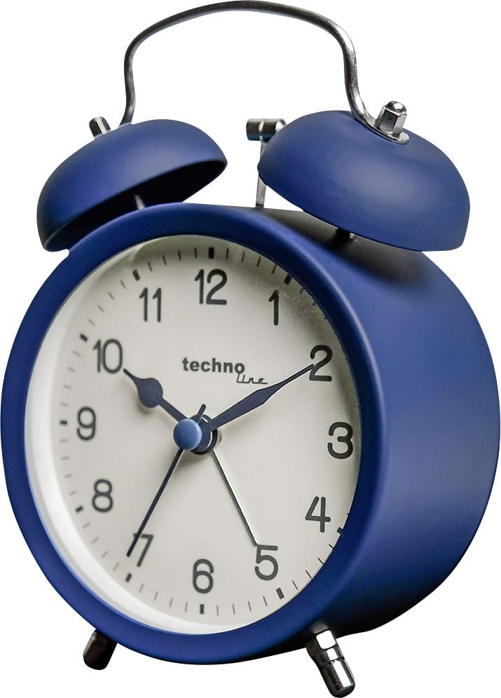 Technoline Doppelglockenwecker blau von Technoline