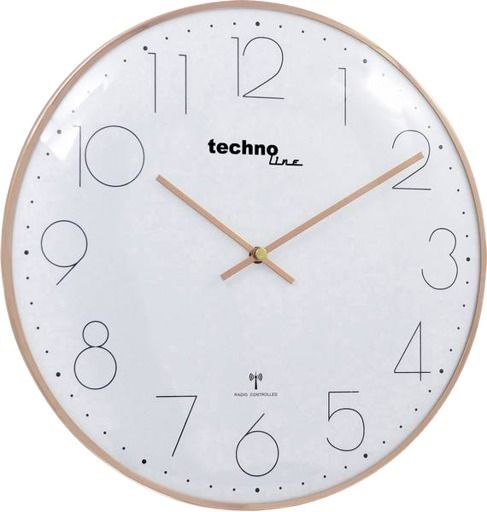 Technoline Funkwanduhr WT 8235 roségold von Technoline