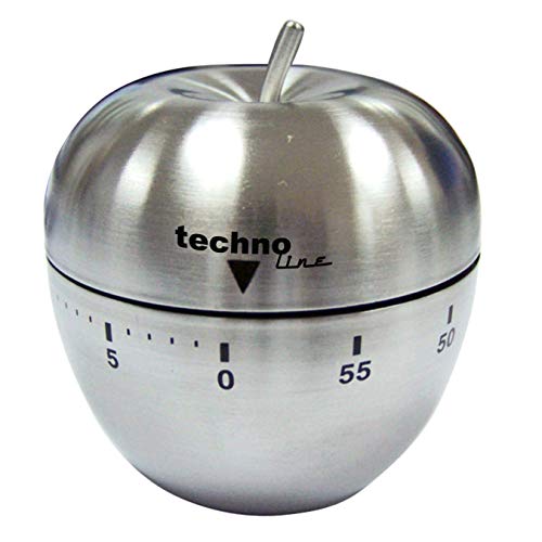 Technoline KZW III Analog Kurzzeitwecker Apfel, Metall von Technoline