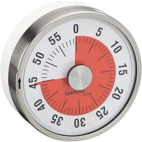 techno line KZW V Analog Kurzzeitwecker, metall von Technoline