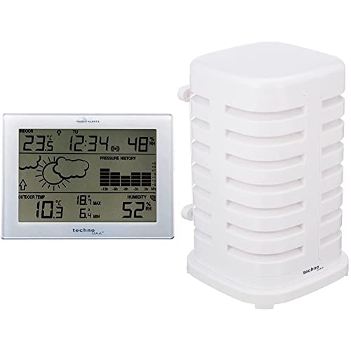 Technoline MA 10410 Wetterstation mit Anbindung zum MOBILE ALERTS Haus-Überwachungs-System & TXCOVER, Schutzhülle von Technoline