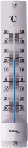 Technoline Metall-Thermometer WA 3010, Silber, 4,0 x 3,0 x 24,0 cm von Technoline