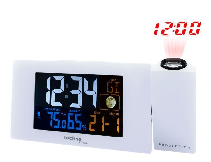 Technoline Projektions-Funkwecker WT 537 weiß Technoline Projektions-Funkwecker WT 537 weiß von Technoline