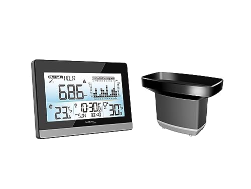 Technoline WS9016 Regenmesser, Niederschlagsmesser, Regenmonitor, erfassen von Regenmenge, mit Innentemperatur und Außentemperatur, Funkuhr, Regenhistorie Technoline WS9016 Regenmesser, Niederschlagsmesser, Regenmonitor, erfassen von Regenmenge, mit Innentemperatur und Außentemperatur, Funkuhr, Regenhistorie von Technoline
