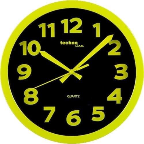 Technoline WT 7420 grün Moderne Auffällig Schrille Wanduhr mit Kunststoffrahmen, Plastik, Durchmesser 25, 5 cm, 25,5 x 4 x 25,5 cm Technoline WT 7420 grün Moderne Auffällig Schrille Wanduhr mit Kunststoffrahmen, Plastik, Durchmesser 25, 5 cm, 25,5 x 4 x 25,5 cm von Technoline