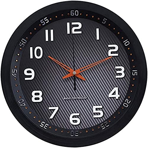 Technoline, WT 8972 Funk-Wanduhr, Ø 30cm, schwarz von Technoline