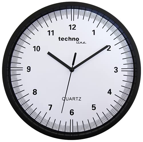 Technoline Wanduhr WT 6700, Quarz, Rahmen silber, Ø 25 cm Technoline Wanduhr WT 6700, Quarz, Rahmen silber, Ø 25 cm von Technoline