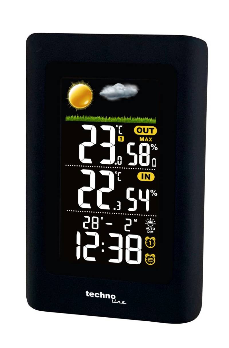 Technoline Wetterstation WS 6447 mit Farbdisplay von Technoline
