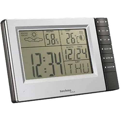 Technoline WS9121 Wetterstation WS 9121 mit Vorhersage von Wettersituation, Innentemperatur und Mondphasenanzeige von Technoline