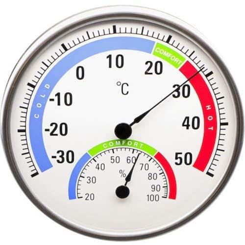 Technoline analoges Thermometer WA3050, rundes Thermo-Hygrometer mit Komfort-Anzeige, analoge Luftfeuchteanzeige Technoline analoges Thermometer WA3050, rundes Thermo-Hygrometer mit Komfort-Anzeige, analoge Luftfeuchteanzeige von Technoline
