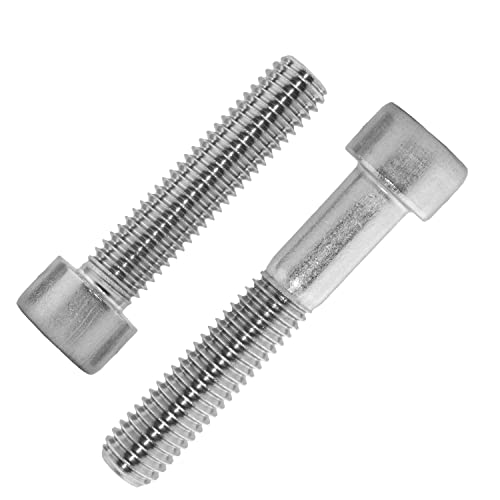Techtanium® Zylinderschrauben M10 x 70 mm mit Innensechskant aus Edelstahl A2 (100 Stück) | Versch. Größen & Verpackungseinheiten verfügbar | Zylinderkopfschrauben | Gewindeschrauben | DIN 912 von Techtanium