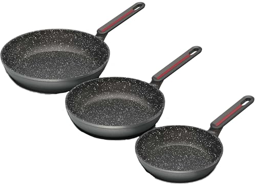 Set mit 3 Bratpfannen 18-22 - 26cm TAF-03POS TECHWOOD von Techwood