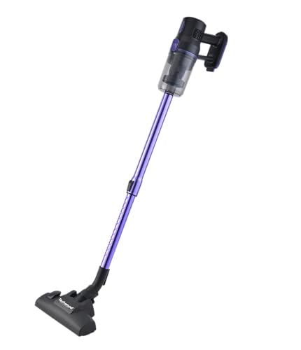 Techwood 2-in-1-Besenstaubsauger mit Kabel TAS-663, Blue, 600 W, 0.5 liters von Techwood