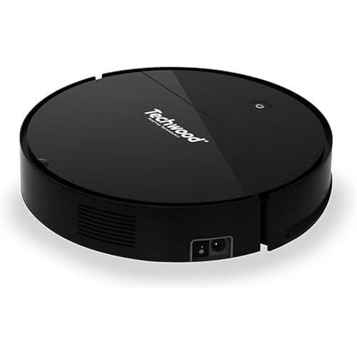 Techwood 2-in-1 Saugroboter mit Wischfunktion, 450Pa, 350ml Wassertank, 90 Min. Laufzeit, 14V TAR-2026, Weiß von Techwood
