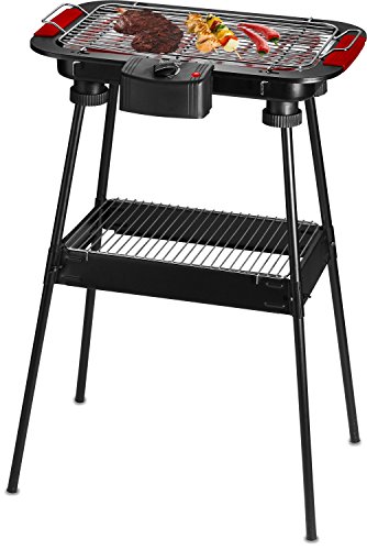 Techwood TBQ-825P Grill auf Fuß/Tisch, Edelstahl von Techwood