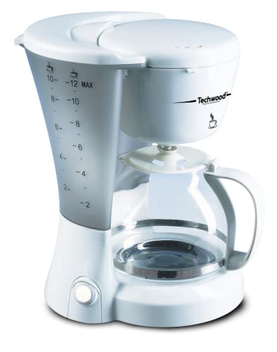 Techwood TCA-9121 Elektrische Kaffeemaschine, Weiß von Techwood