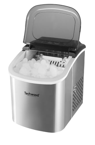 Techwood TMAG-1313 Eiswürfelmaschine, Edelstahl von Techwood