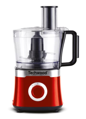 Techwood TRO-6855 Multifunktions-Küchenmaschine, Rot von Techwood