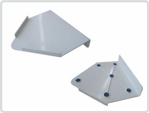 Brotschmierbrett für Einhänder 6 rutschfeste Noppen, spülmaschinenfest, weiß - Frühstücksbrett von Teckmedi