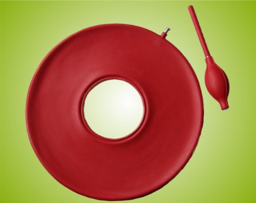 Luftkissen Sitzkringel Sitzring 42,5 cm incl. hochwertiger Luftpumpe! *Top-Qualität zum Top-Preis* von Teckmedi