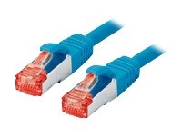 Tecline 71515B Category 6 Ethernet Kabel mit schmalem Knickschutz (15,0 m) blau von Tecline