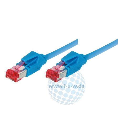 Tecline 71815B Category 6A Ethernet Patchkabel (S/FTP, PiMF, EIA/TIA, Class EA, 15 m) blau von TomTrend