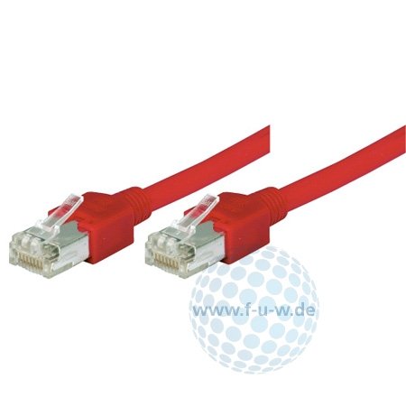 Tecline S/UTP Cat5e, 5 m Netzwerkkabel S/UTP (STP) Rot – Netzwerkkabel (5 m, Cat5e, S/UTP (STP), RJ-45, RJ-45, Rot) von Tecline