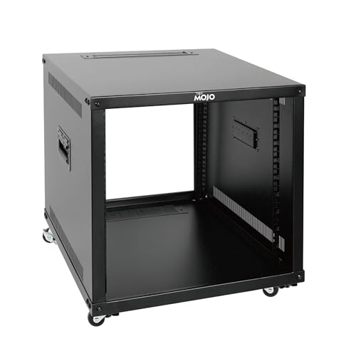 Tecmojo 9U Tragbares rollendes Netzwerk-Rack, 4 Pfosten mobiler offener Rahmen Server-Rack mit Rollen, freistehender Serverschrank für Computer/Daten/AV/IT-Ausrüstung/Netzwerkausrüstung Tecmojo 9U Tragbares rollendes Netzwerk-Rack, 4 Pfosten mobiler offener Rahmen Server-Rack mit Rollen, freistehender Serverschrank für Computer/Daten/AV/IT-Ausrüstung/Netzwerkausrüstung von Tecmojo