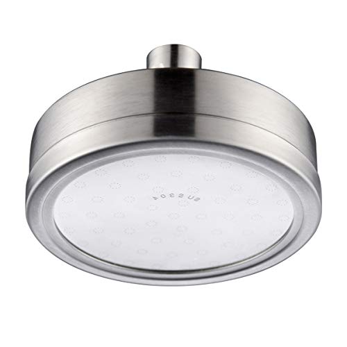 Tecmolog 4.6 Zoll Duschkopf Regendusche Edelstahl Kopfbrause Filtration Hohe Druck Wasserspar Kopfbrause Rund G 1/2, BD141AS von Tecmolog