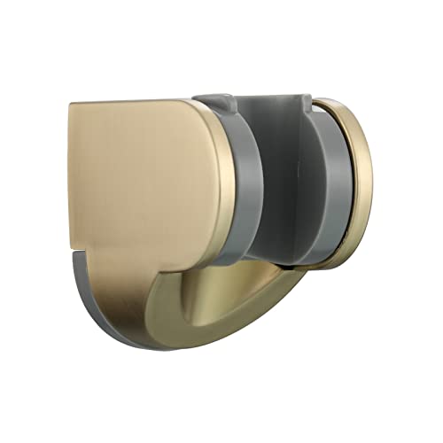 Tecmolog ST01J2 Duschkopfhalterung, verstellbar, aus ABS, Universal-Halterung, Gold gebürstet, von Tecmolog