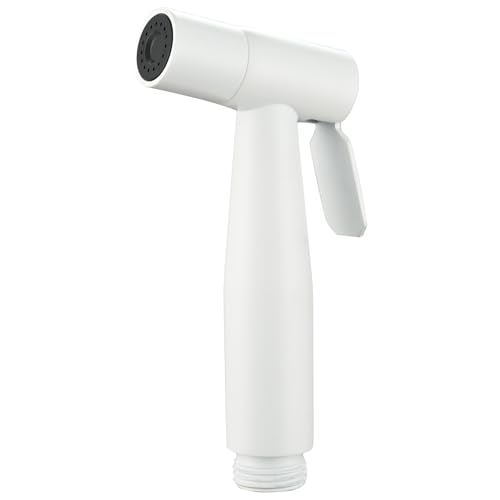 Tecmolog Sprühkopf WC Duschkopf Edelstahl Bidet Handbrause Weiß für Toilette, WS024W von Tecmolog