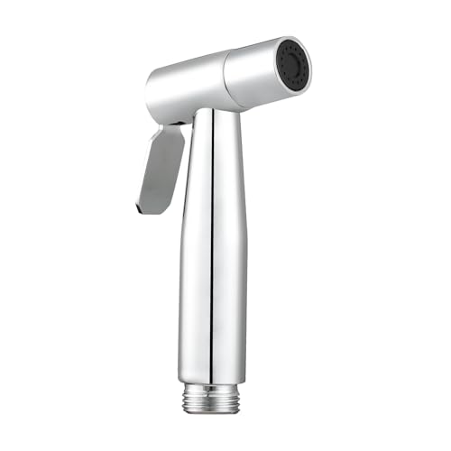 Tecmolog Toilette Dusche Edelstahl Bidet Handbrause Muslimische für WC, Chrom, WS024D von Tecmolog