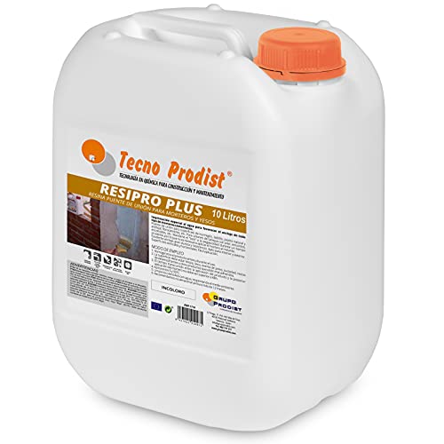 RESIPRO PLUS von Tecno Prodist - (10 Liter) Haftbrücke auf Wasserbasis, hohe Haftung zwischen altem und neuem Beton, Mörtel und Gips - Ideal für die Reparatur von Gesimsen. von Tecno Prodist