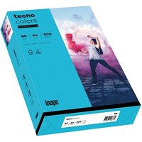 tecno Kopierpapier colors blau DIN A4 80 g/qm 500 Blatt von Tecno