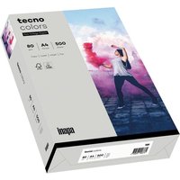 tecno Kopierpapier colors grau DIN A4 80 g/qm - 500 Blatt von Tecno