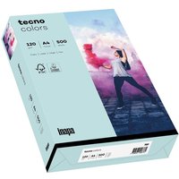 tecno Kopierpapier colors hellblau DIN A4 120 g/qm - 250 Blatt von Tecno