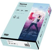 tecno Kopierpapier colors hellblau DIN A4 160 g/qm 250 Blatt von Tecno