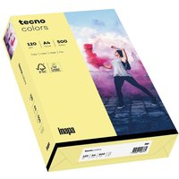 tecno Kopierpapier colors hellgelb DIN A4 120 g/qm - 250 Blatt von Tecno