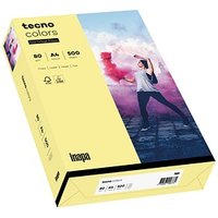 tecno Kopierpapier colors hellgelb DIN A4 80 g/qm 500 Blatt von Tecno