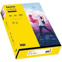 tecno Kopierpapier colors intensivgelb DIN A4 80 g/qm 500 Blatt von Tecno