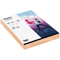 tecno Kopierpapier colors lachs DIN A4 80 g/qm 100 Blatt von Tecno