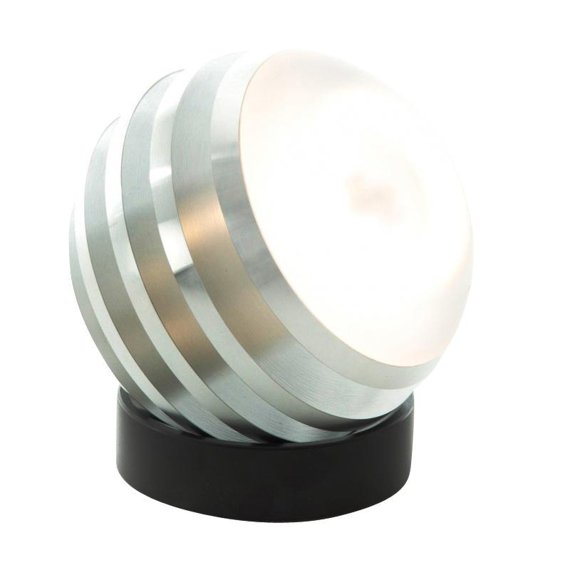 Tecnolumen - Bulo LED Tischleuchte - opal/aluminium/Ø 16cm/2700K/986lm von Tecnolumen