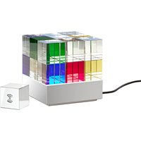 Tecnolumen - CUBELIGHTmove LED Tischleuchte mit Funkwürfel, blau / gelb / rot / grün von Tecnolumen