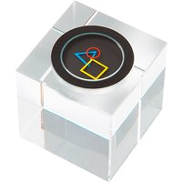 Tecnolumen Cubelight Clock Würfel mit Uhr, Rückläufer von Tecnolumen