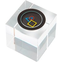 Tecnolumen Cubelight Clock Würfel mit Uhr schwarz von Tecnolumen