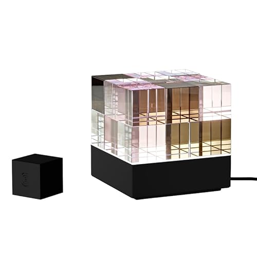 Tecnolumen Cubelight Tischleuchte aus Metall lackiert und Kunststoff in der Farbe Schwarz Matt, Abmessungen: 15x15x15 cm, MSCL4BL Tecnolumen Cubelight Tischleuchte aus Metall lackiert und Kunststoff in der Farbe Schwarz Matt, Abmessungen: 15x15x15 cm, MSCL4BL von Tecnolumen